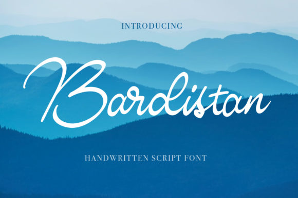 Bardistan: A Delicate Script Handwritten Font for Makers
