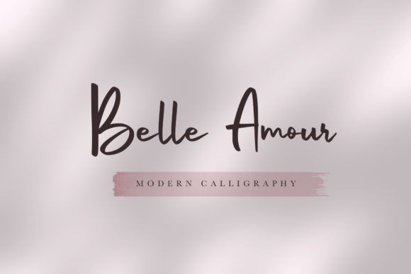 Belle Amour: A Timeless Script Font for Elegant Branding