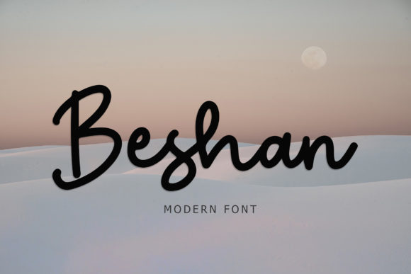 Beshan: A Modern Script Font for Web Design
