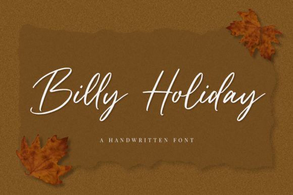 Billy Holiday: The Elegant Script Font for Handmade Brands