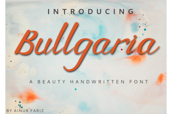 Bullgaria Font Review: Elegant Script for Makers