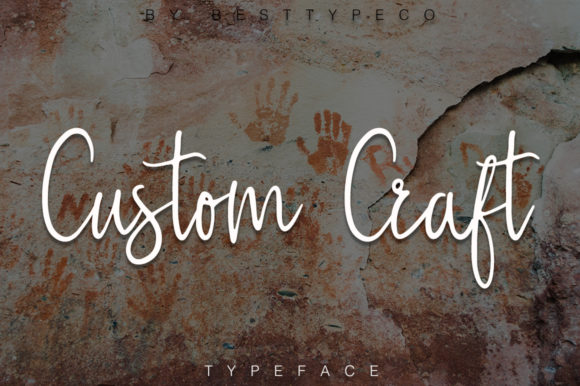 Custom Craft: A Modern Script Typeface for Digital Brands