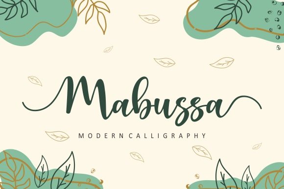 Elevate Brand Visuals with Mabussa Script Handwritten Fonts