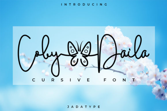 Elevate Your Brand with Coby Daila Script Font