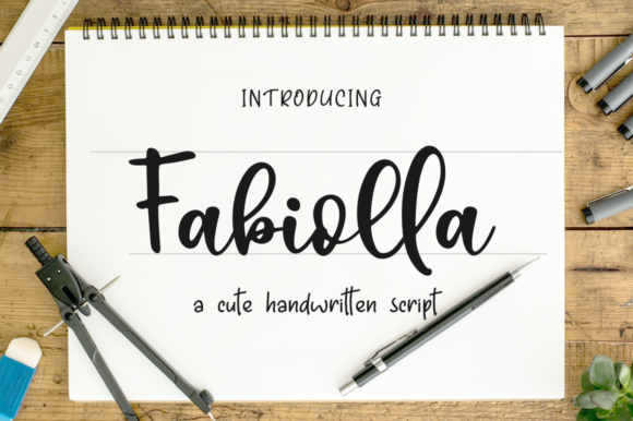Fabiolla: A Delicate Handwritten Font for Editorial Design