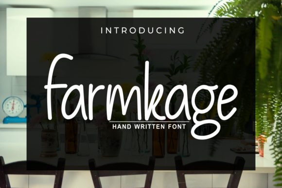 Farmkage: The Sweet Handwritten Font for Modern Brands