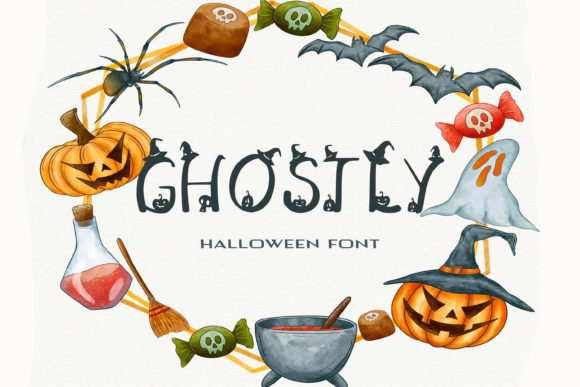 Ghostly Typeface: A Handwritten Font for Digital Design