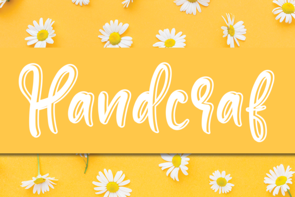 Handcraf: A Modern Handwritten Font for Web Brands
