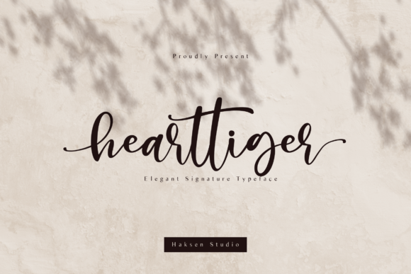 Hearttiger: The Handwritten Font That Elevates Campaigns