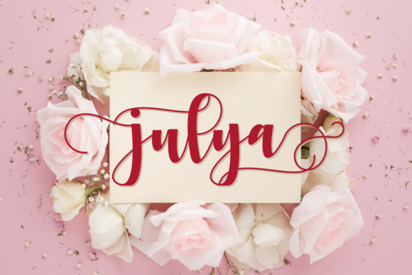Julya: The Sweet Script Font for Campaigns