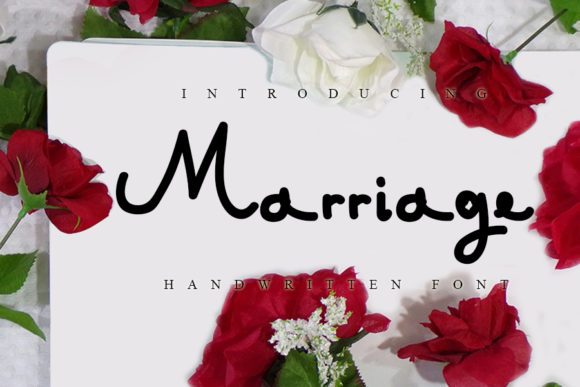 Marriage: A Modern Script Handwritten Font for Web Design