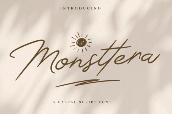 Monsttera: A Timeless Script Handwritten Font for Makers