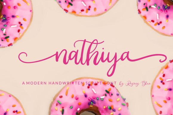 Nathiya: The Elegant Script Font for Marketers