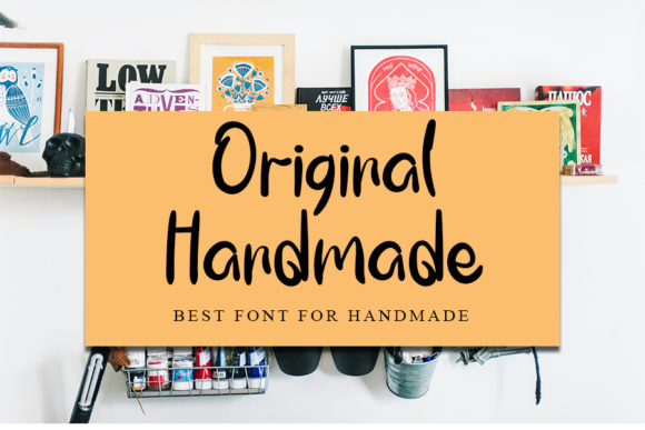 Original Handmade: A Sweet Script Font for Makers