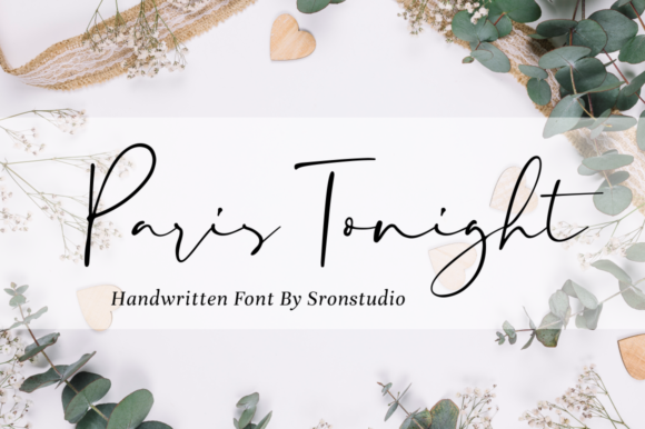 Paris Tonight: A Dreamy Script Font for Romantic Designs