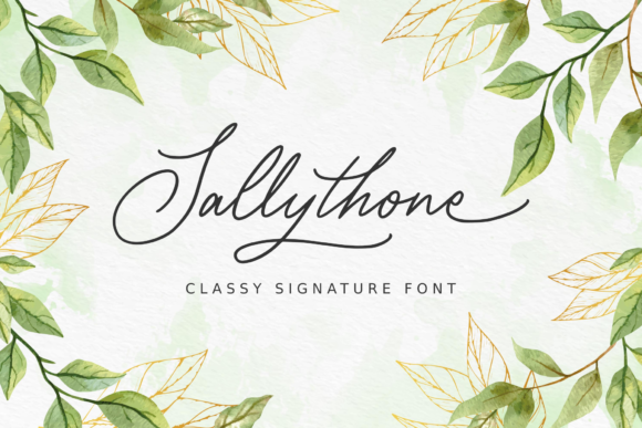 Sallythone: A Classy Signature Font for Modern Web Design