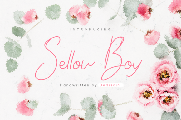Sellow Boy Font Review: A Sweet Script for Romantic Designs