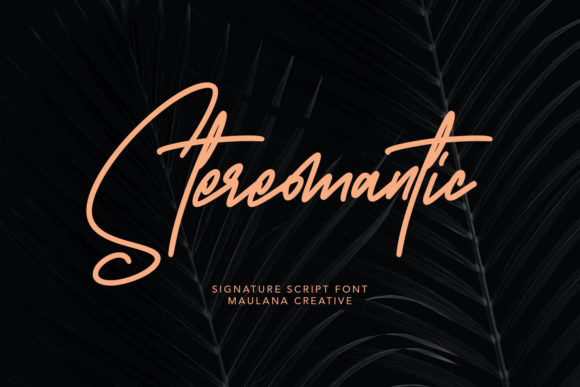 Stereomantic: The Authentic Brush Font for Scroll-Stopping Designs