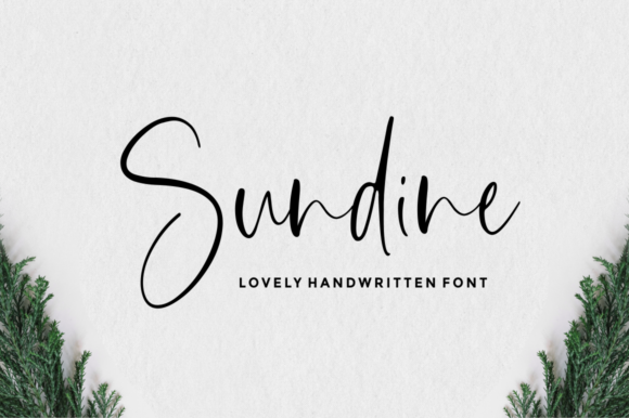Sundine: A Handwritten Font for Eye-Catching Logos