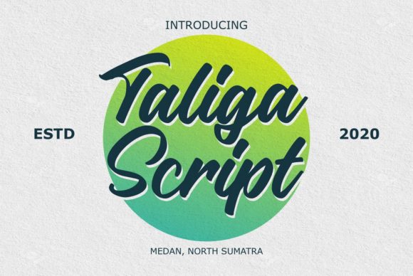Taliga: The Assertive Script Handwritten Font for Editors