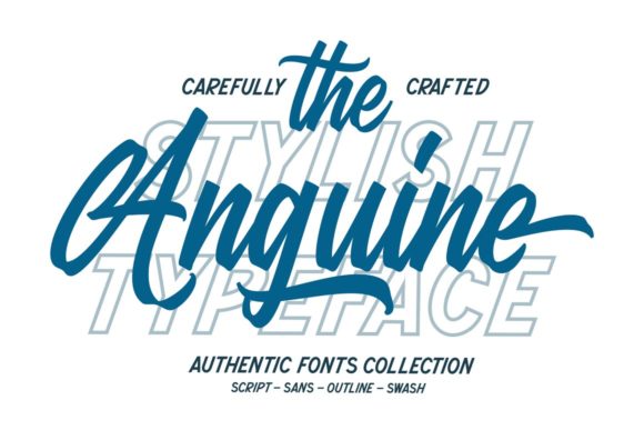 The Anguine: A Stylish Script Handwritten Font for Bold Campaigns