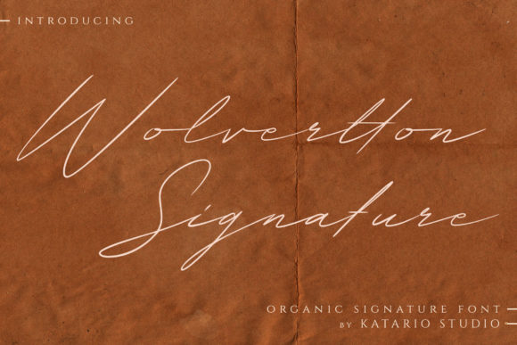 Wolvertton Signature: The Ultimate Script Handwritten Font
