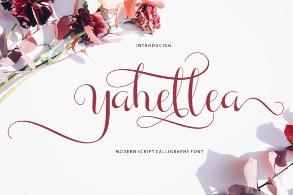 Yahellea Font: Elegant Script for Crafters